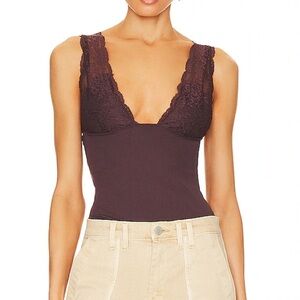 X Intimately FP Power Play Cami in Chocolate Merlot